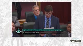 NWSAR members being introduced in the Legislature