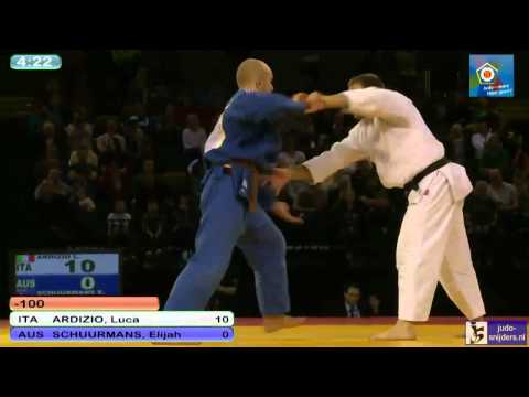 Judo 2013 European Open Men Glasgow: Ardizio (ITA) - Schuurmans (AUS) [-100kg] bronze