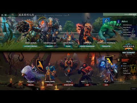 VKGAME Battle Of Dawn | Group Stage |  Adroit vs Vici Gaming Potential - Game 1