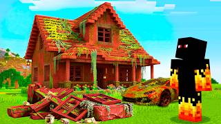 ATHOS ENCONTROU UMA CASA REALISTA ABANDONADA NO MINECRAFT