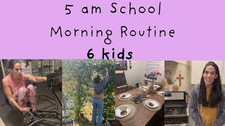 5 Am School Morning Routine 6 Kids