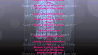 Justin Bieber - Someday At Christmas (Lyrics on screen)