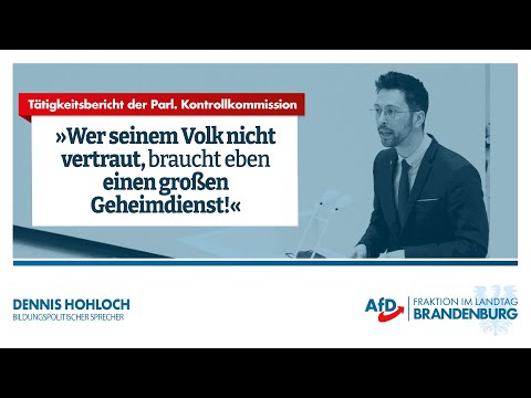 🕵️‍♂️»Wer seinem Volk nicht vertraut, braucht eben einen großen Geheimdienst!« | Dennis Hohloch