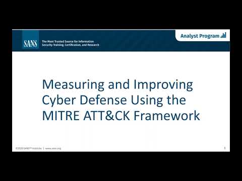 Measuring and Improving Cyber Defense Using the MITRE ATT&CK Framework
