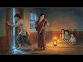 A Village Family During The Cyclone Cozy Storm Night Story Ghibli Style ASMR Village