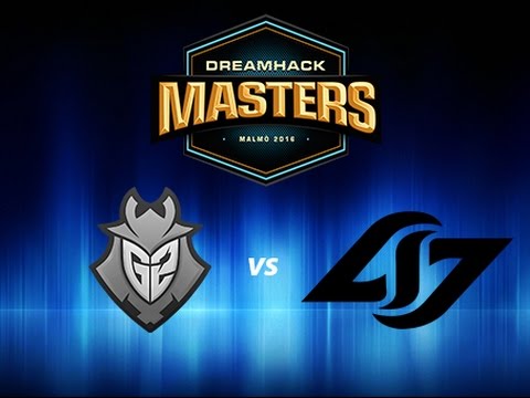 G2 Kinguin vs CLG CS:GO Dreamhack Masters Malmö 2016 [12/4/16] [Dust2] Map1 BO1