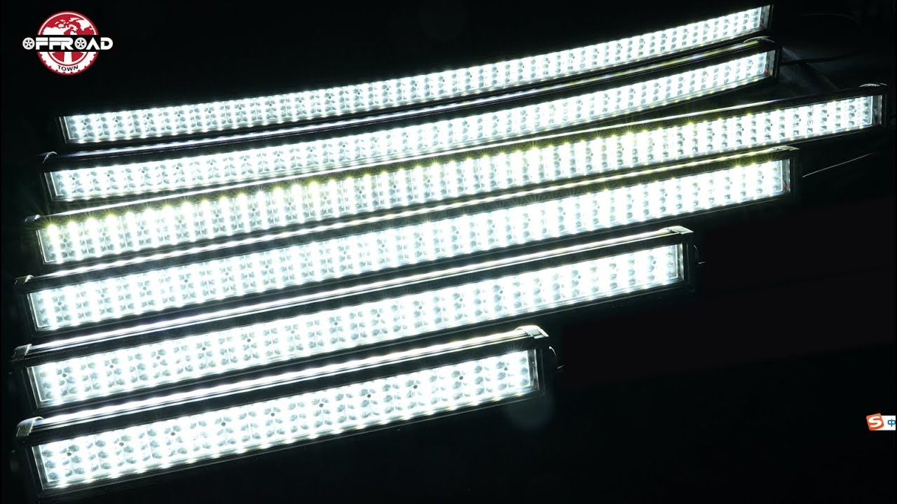 30INCH 240W QUAD ROW LED LIGHT BAR WHITE - Video 1