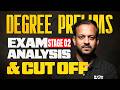 DEGREE PRELIMS STAGE 02 EXAM ANALYSIS CUTOFF Xylem PSC
