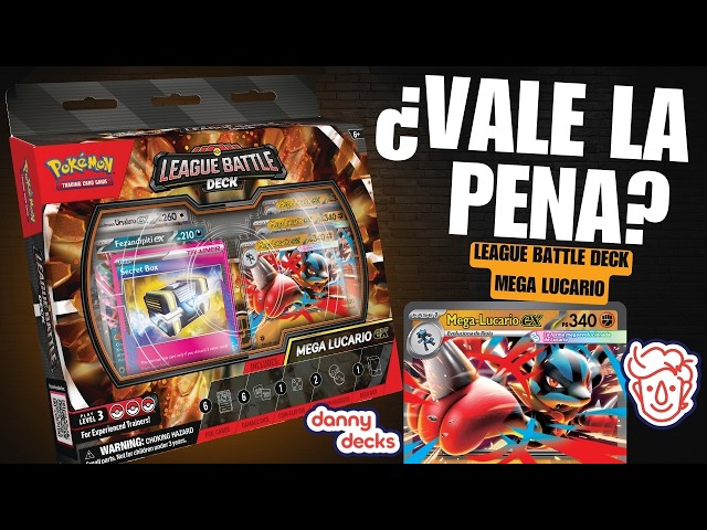 Vídeo relacionado con Pokémon: Baraja Combate de Liga de Mega-Lucario ex de JCC Pokémon (1 baraja de 60 Cartas Lista para Jugar con Mega-Lucario ex)