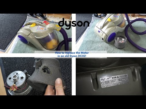 How to replace the motor in a Vintage Dyson DC02
