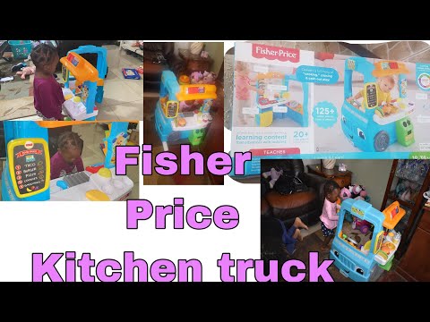 Fisher price kitchen truck | food truck installation | review