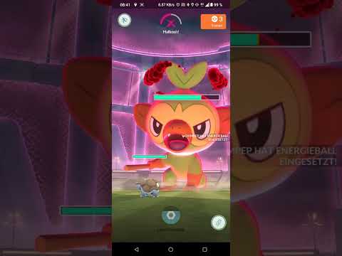 Pokémon Go Dyna-Kampf Dynamax-Chimpep/ Dynamax-Grookey Solo