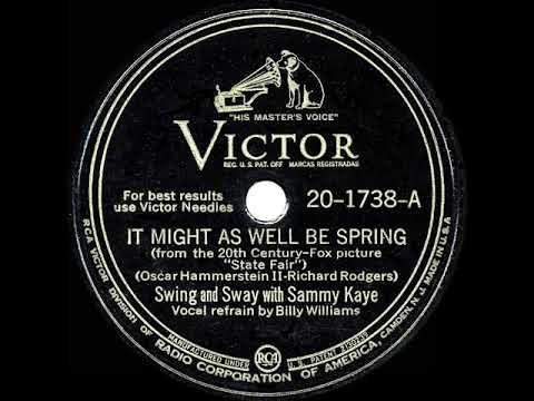1945 HITS ARCHIVE: It Might As Well Be Spring - Sammy Kaye (Billy Williams, vocal)