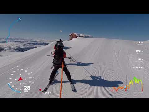 Skiing Åre Top to Bottom - 100 KM/H + Crash