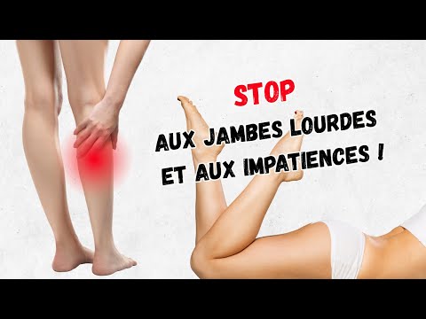 exercices simples pour jambes lourdes et chevilles gonflées