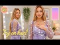 4K Yoga Micro Bikini Try On Haul Transparent Lingerie See Through Dresses Fashion Tryonhaul