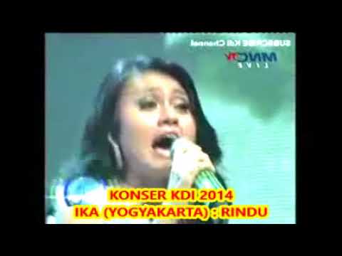 (1,05)  Ika (Yogyakarta) :  RINDU  - Konser KDI 2014