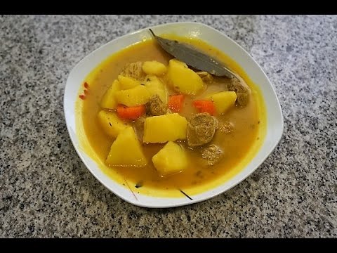 Guiso de patatas con carne de cerdo