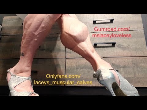 #mslaceyloveless #calves #femalemuscleclips - “White dress” preview