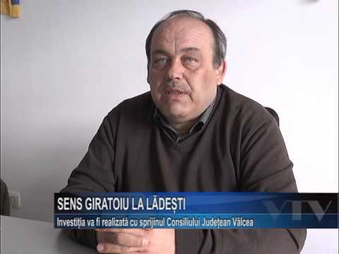 Sens giratoriu la Ladesti