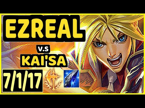 HENA (EZREAL) vs KAI'SA - 7/1/17 KDA BOTTOM ADC CHALLENGER GAMEPLAY - KR