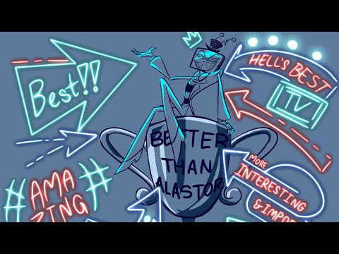 I spent too much time drawing Vox spinning to not post this || Hazbin Hotel Animatic