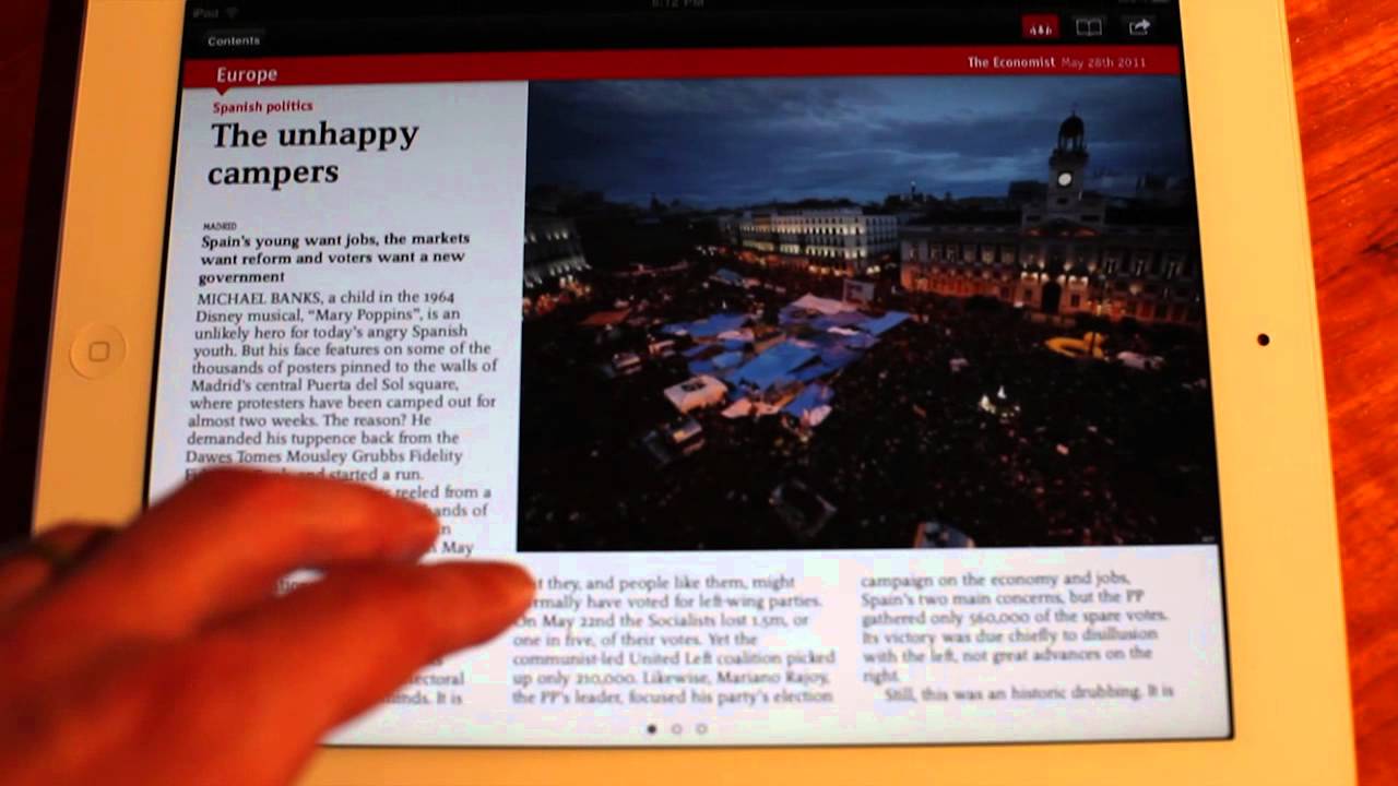 Apple Ipad Tip - Reading Magazines