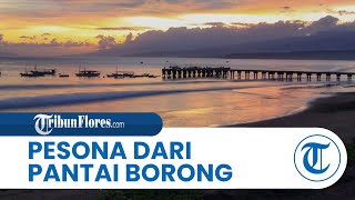 Pesona dari Pantai Borong di Manggarai Timur, Suguhkan Keindahan Sunset yang Tiada Tandingannya