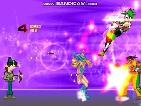 MUGEN Request: Dark Magician Girls & Ezekiel Vs Eddy Gordo & Jesse