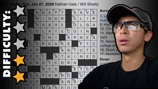 NY Times Crossword | Tuesday, Jan 27th, 2026 | Unathletic Puzzles