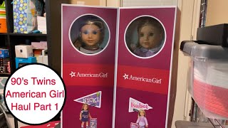 American Girl 90s Twins Nicki & Isabel Haul Pt 1- Dolly Dreams Ep 845