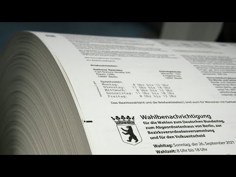 Berlin verschickt Wahlbenachrichtigungen | AFP