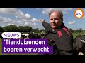 Massaal boerenprotest in Stroe gaat officieel door