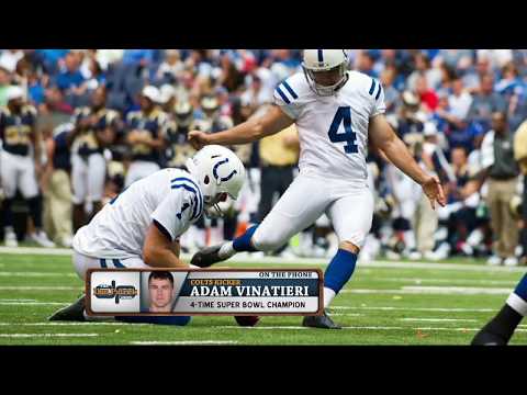 Colts PK Adam Vinatieri Explains a Kicker's Mindset | The Dan Patrick Show | 8/16/2017