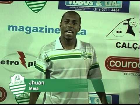 Entrevista com Jhuan após o jogo Francana 4 x 0 Linense 08/10/2011