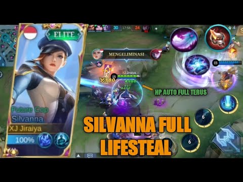 SILVANNA SUPER LIFESTEAL DELETE ENEMY#mlbb #mlbbindonesia #mobilelegends #silvanna