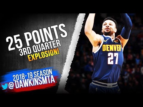 Jamal Murray Full Highlights 2019 01 17 Nuggets vs Bulls   25 Pts 5 Asts 3rd QTR EXPLOSiON!