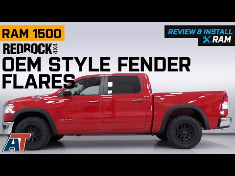 2019-2022 RAM 1500 RedRock 4x4 OEM Style Fender Flares Review & Install