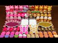 PINK VS GOLD ASMR SLIME Mixing Random Things Into GLOSSY Slime Satisfying Slime Videos 1822