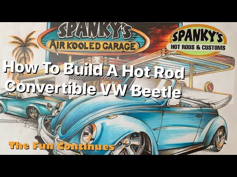 "Reviving a Classic: Transforming an Old VW Convertible into an Unbelievable Hot Rod!"