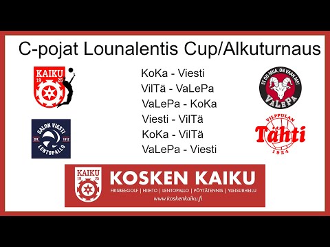 Lounalentis CUP  C-pojat 21.1.2023 aloitusturnaus Kenttä 2
