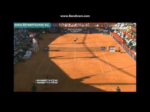 Fabio Fognini vs Federico Del Bonis Final Set 3 Highlights  ATP Hamburg Open 2013
