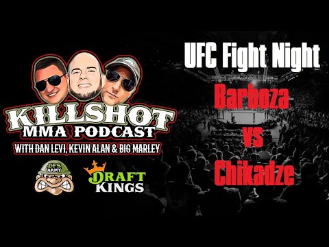 UFC Barboza vs Chikadze Full Card Breakdown