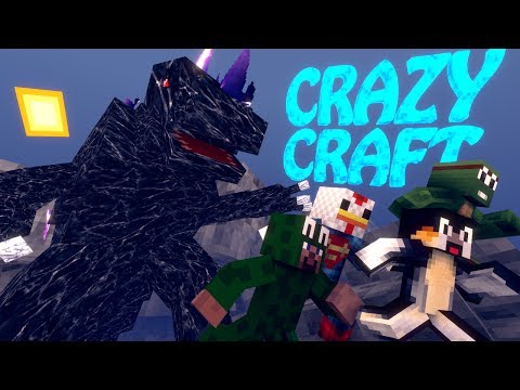 Minecraft | CrazyCraft - OreSpawn Modded Survival Ep 51 - "MOBZILLA BOSS BATTLE MOD DIES"