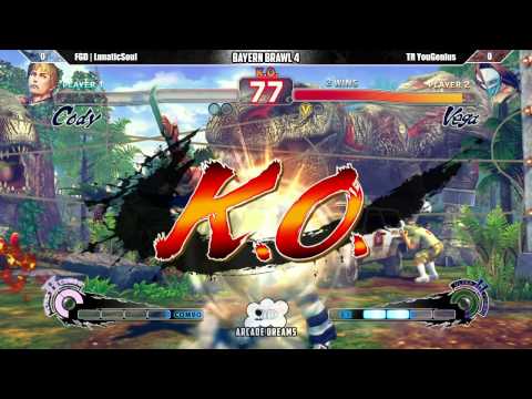 LunaticSoul (CODY) vs. YouGenius(VEGA) | USF4 | Bayern Brawl 4 | Brackets