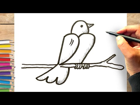 , title : 'Comment dessiner un oiseau avec le chiffre 2'