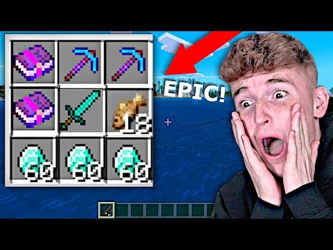 Infinite Lists Finds RARE STUFF Fishing In Minecraft..