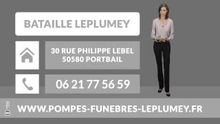 preview picture of video 'Pompes funèbres 50 - BATAILLE LEPLUMEY SARL'