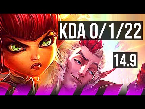 ANNIE & Varus vs RAKAN & Ezreal (SUP) | 0/1/22, Rank 5 Annie | BR Challenger | 14.9