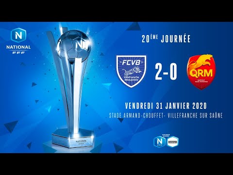 J20 | FC Villefranche B. – Quevilly Rouen Métropole (2-0) le résumé | National FFF 2019-2020